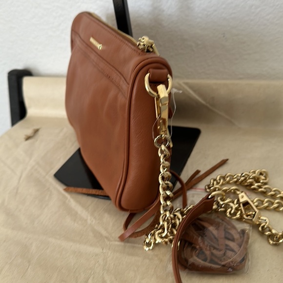 Rebecca Minkoff Mini M.A.C Crossbody - Almond with gold Hardware WT # 11243 - Picture 5 of 6
